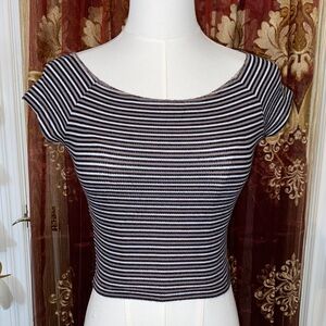 Striped Crop Top Size S